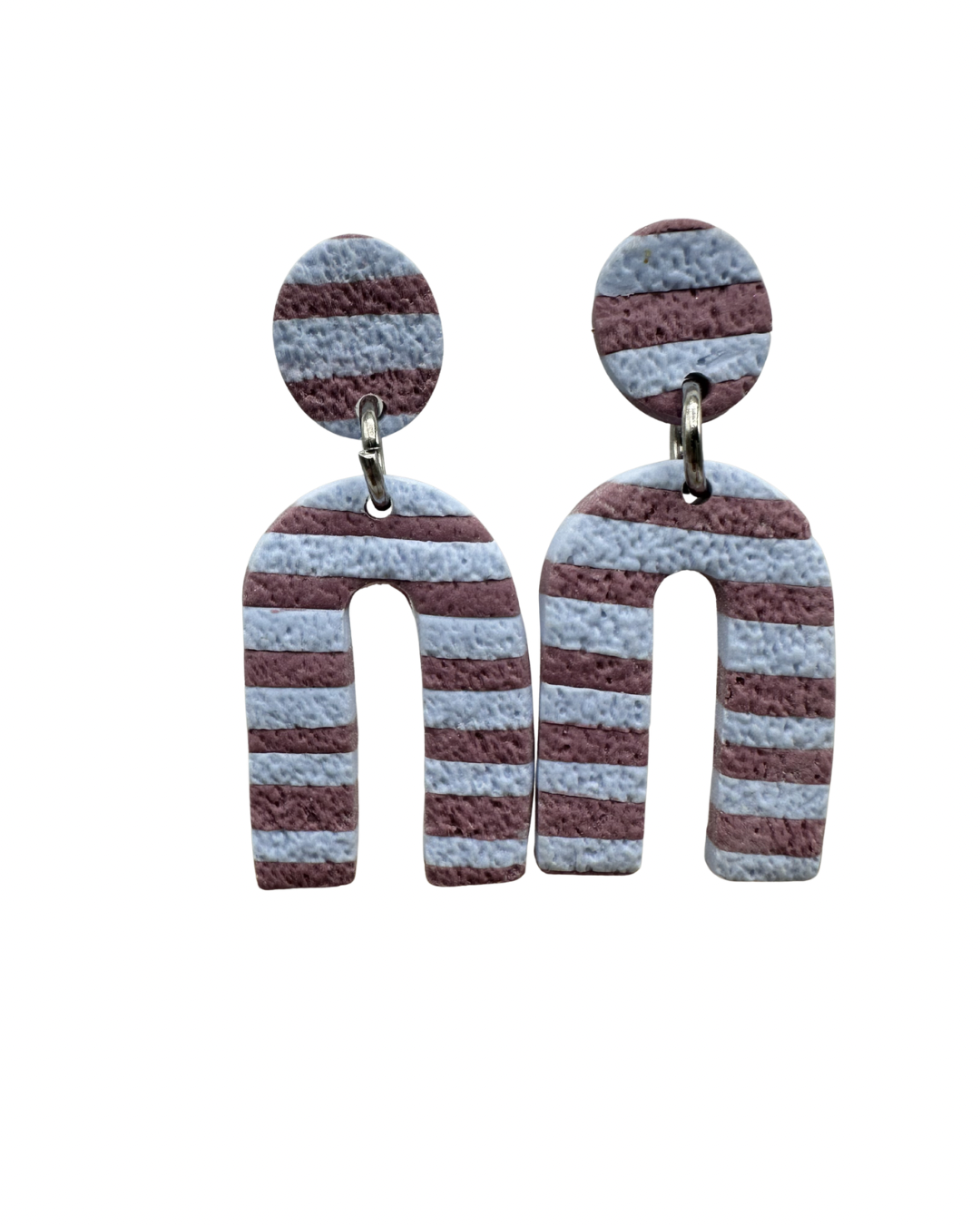 Soft Stripe – gestreepte oorbellen modern