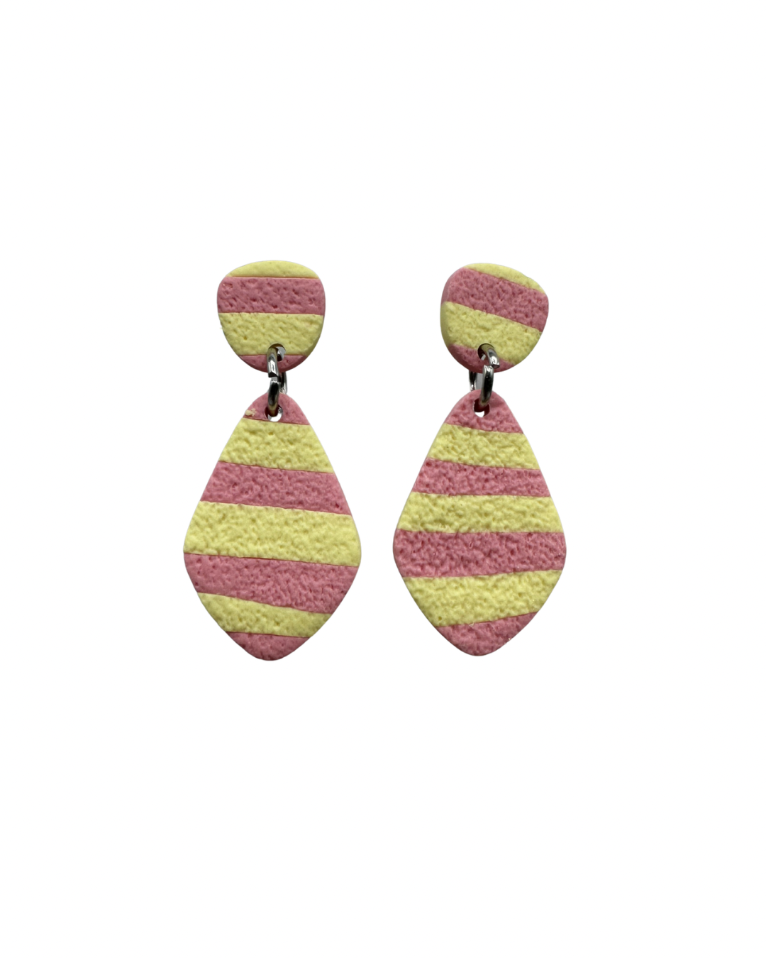 Candy Drop – gestreepte oorbellen speels