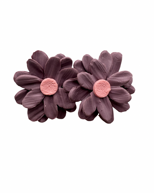 Lilac Bloom – paarse bloem oorbellen zacht