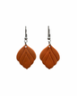 Royal Bloom Apricot Clay - Oranje elegante oorbellen