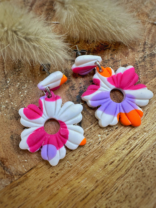 Oorbel - Fenna zilver