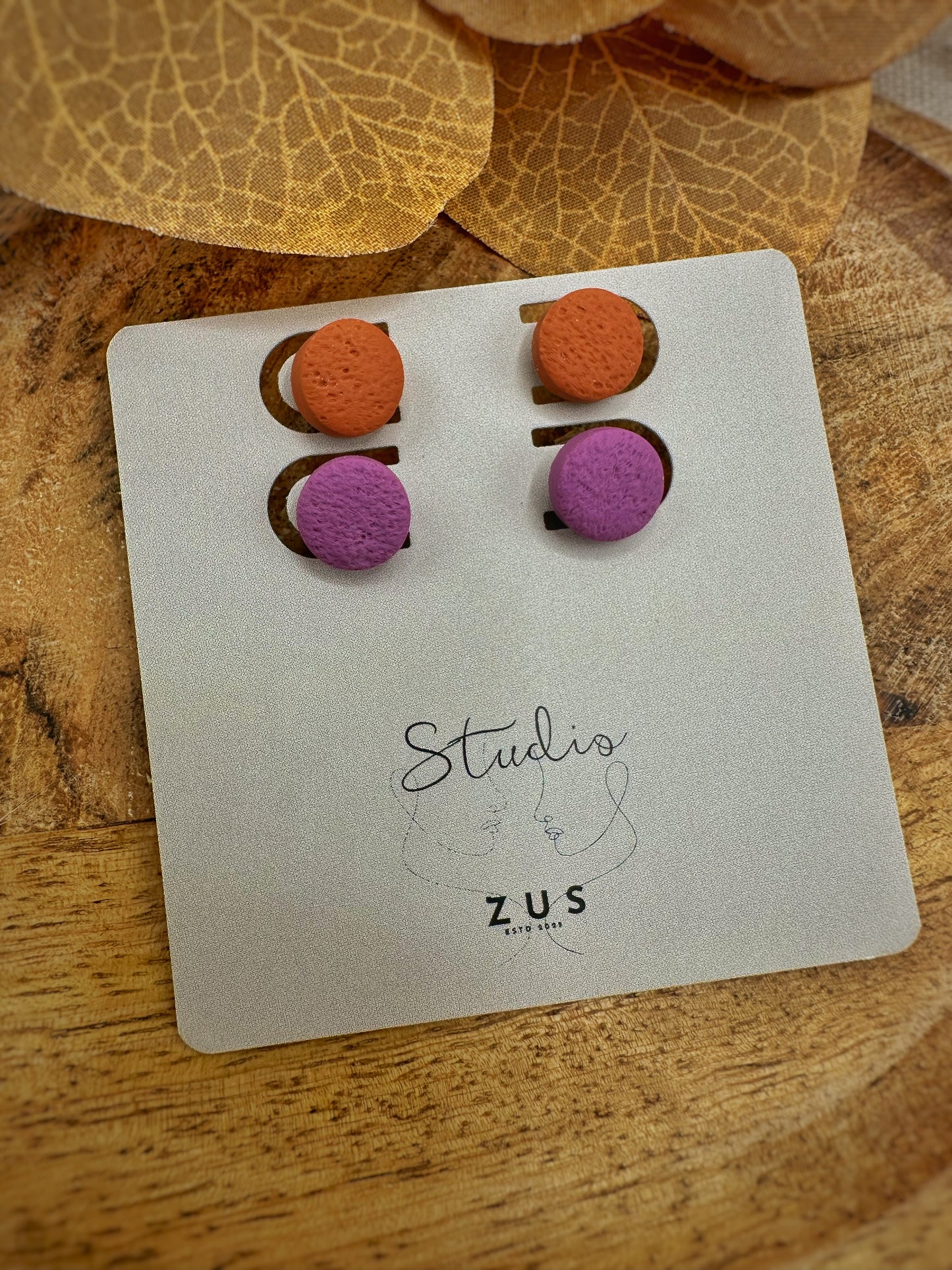 Sophie – Donker Oranje & Paars