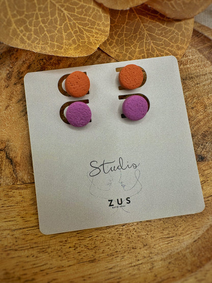 Sophie – Donker Oranje & Paars