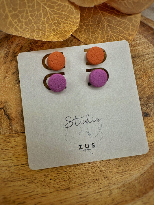 Sophie – Donker Oranje & Paars