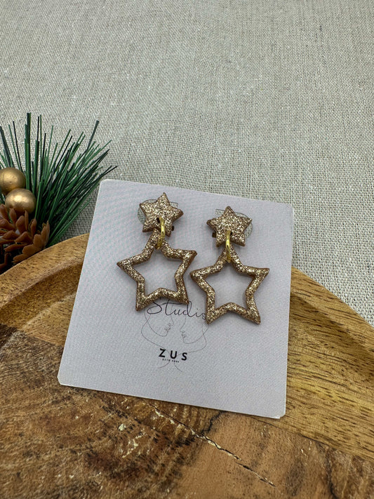 Bronze Dream – bronzen oorbellen warm en chic