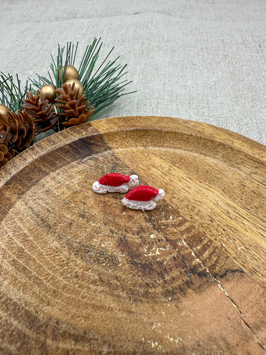 Santa’s Hat – kerst oorbellen rood speels