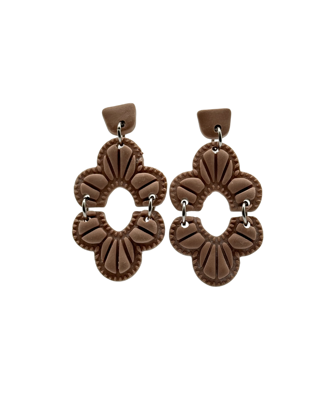 Vera – latte statement oorbellen warm en stijlvol
